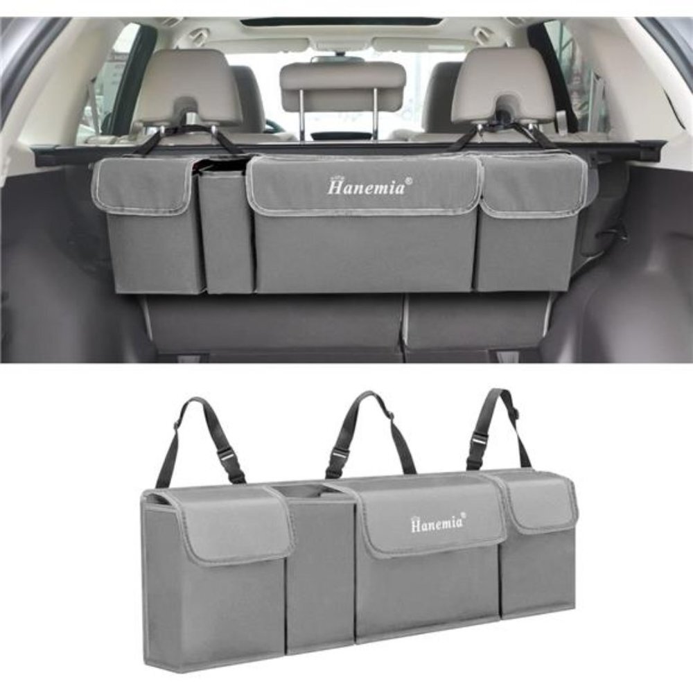 Car Trunk Organizer and Storage, Backseat Hanging Organizer for SUV, Truck, MPV